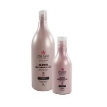 Kit Shampoo 1 L e Condicionador de Reconstrução 300ml Linha Super Reconstrução capilar profunda Cabelos mais fortes e brilhantes Hidratação