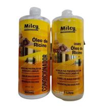 Kit Shampoo 1 Litro + Condicionador 900ml Milcy Hidratação e Nutrição Capilar Kit Shampoo 1 Litro + Condicionador 900ml Milcy Hidratação e Nutrição Capilar