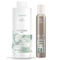 Kit Shampoo 1 Litro Nutricurls E Mousse 300ml Eimi Nutricurls Boost Bounce Wella Professionals