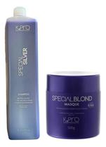 Kit Shampoo 1000ml e Mascara 500g Special Silver Kpro