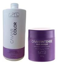 Kit Shampoo 1000ml Intense Masque 500g Caviar Color Kpro