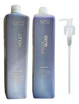 Kit Shampoo 1000ml Special Silver Ph Balancer Violet Kpro