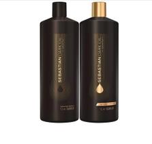 Kit Shampoo 1l + Condicionador 1l Dark Oil - Sebastian