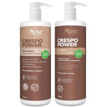 Kit Shampoo 1L e Co Wash 1L Crespo Power Apice Cosmétics - Apse