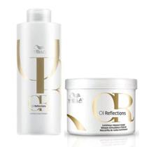 Kit Shampoo 1L E Máscara 500Ml Oil Reflections Wella - Wella Professionals