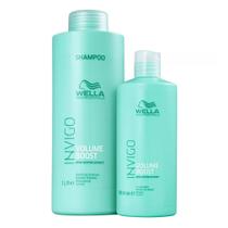 Kit Shampoo 1l E Mascara 500ml Wella Invigo Volume Boost