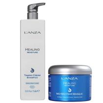 Kit Shampoo 1L e Máscara L'Anza Healing Moisture Treatment