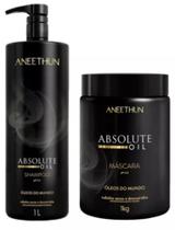 Kit Shampoo 1L/ Máscara 1Kg Absolute Oil Aneethun