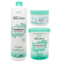 Kit Shampoo 1L Mascara 1kg Base Guanidina Innovator Itallian