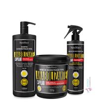 Kit Shampoo 1l, Máscara 1kg e Spray Anabolizante Natumaxx Kit Shampoo 1l, Máscara 1kg e Spray Anabolizante Natumaxx