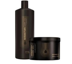 Kit Shampoo 1l + Mascara 500 ml Dark Oil - Sebastian