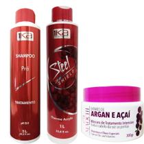 Kit Shampoo 1lt Progressiva 1ka Steel 1l * (sem Formol) Top