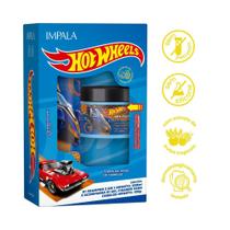 Kit Shampoo 2 1 Gel Fixador Clube Velozes Azul Hot Wheels - Impala