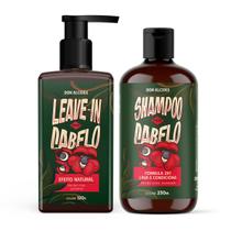 Kit Shampoo 2 em 1 e Leave-in Don Alcides Guaraná