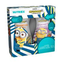 Kit Shampoo 2 em 1 Minions e Sabonete Líquido Minions 250ml Cada - Nutriex