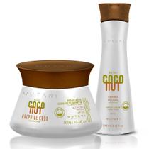 Kit Shampoo 240g Mascara 300g Coconut Hidratação Profunda Reparação Total Profissional Nutri