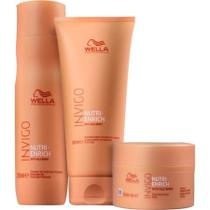 Kit Shampoo 250ml Condicionador 200ml Máscara 150ml Invigo Nutri Enrich Wella