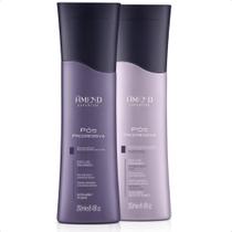 Kit Shampoo 250ml Condicionador 250ml Amend Pós Progressiva Cabelos Mais Lisos
