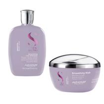 Kit Shampoo 250ml e Máscara 200ml Alfaparf Sdl Smooth - Lisos Perfeitos