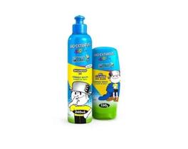Kit shampoo 2x1 e gel finalizador Bio Extratus Kids