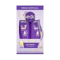 Kit shampoo 300ml+condicionador 190ml seda liso perfeito