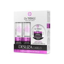 Kit Shampoo 300ml + Condicionador 300ml + Máscara 150g Dr Triskle Desliza Cabelo