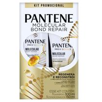 Kit Shampoo 300ml + Condicionador Pantene Mólecular Bond Repair 150ml