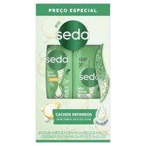 Kit Shampoo 300ml e Condicionador 190ml Seda Cachos Definidos