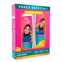 Kit Shampoo 300ml e Condicionador 250ml Aline Barros Série Gold