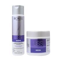 Kit Shampoo 300ml + Máscara 500g Liss Rokée