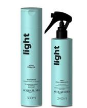 Kit Shampoo 300ml & Spray 240ml Da Acquaflora Light