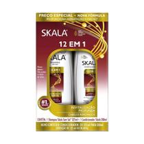 Kit Shampoo 325ml + Condicionador Skala 12 em 1 200ml