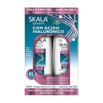 Kit Shampoo 325ml + Condicionador Skala Bomba de Vitaminas com Ácido Hialurônico 200ml