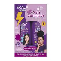 Kit Shampoo 325ml + Condicionador Skala Mais Cachinhos 200m