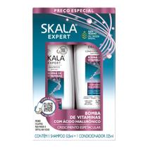 Kit Shampoo 325ml e Condicionador 325ml Bomba De Vitaminas Skala