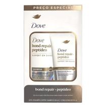 Kit Shampoo 350ml e Condicionador 150ml Bond Repair + Peptídeo Dove