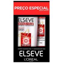Kit Shampoo 375ml + Condicionador 170ml Elseve Reparação Total 5 Kit Shampoo 375ml + Condicionador 170ml Elseve Reparação Total 5