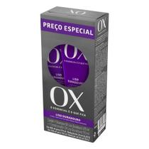 Kit shampoo 375ML + condicionador 170ML ox cosméticos liso duradouro