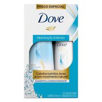 Kit Shampoo 400ml e Condicionador 200ml Dove Hidratação Intensa Oxigênio Cabelos Fracos e Quebradiços Kit Shampoo 400ml e Condicionador 200ml Dove Hidratação Intensa Oxigênio Cabelos Fracos e Quebradiços