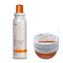 Kit Shampoo 400ML + Máscara Force Ultra 300g Probelle probelle