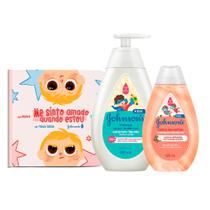 Kit Shampoo 400ml + Sabonete Líquido Johnson's Baby 400ml + Livro Quando Estou Com Raiva