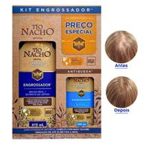 Kit Shampoo 415ml + Condicionador 200ml Tio nacho Engrossador