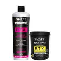Kit Shampoo 500ml + Botox 210g Capilar Blond Btx Skafe