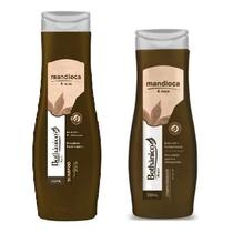Kit Shampoo 500ml e Condicionador 250ml Mandioca e Coco Bothânico
