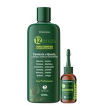 Kit Shampoo 500ml + Loção 60ml Tonificante 12 Ervas Trihair