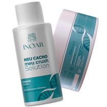 Kit Shampoo 500ml + Máscara Meu Cacho Meu Crush Solution Inoar 250g