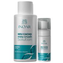Kit Shampoo 500ml + Mousse Meu Cacho Meu Crush Solution Inoar 150ml