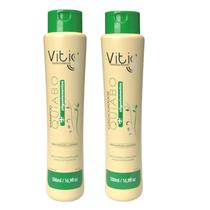 Kit Shampoo 500ml Quiabo Condicionador 500ml Quiabo fortalece cabelos fracos combate pontas duplas Kit Shampoo 500ml Quiabo Condicionador 500ml Quiabo fortalece cabelos fracos combate pontas duplas