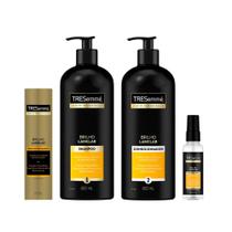Kit Shampoo 650ml + Condicionador 650ml + Sérum 170ml + Óleo 60ml Tresemmé Brilho Lamelar