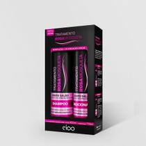 Kit shampoo 800ml+condicionad. 750ml eico trat rosa mosqueta